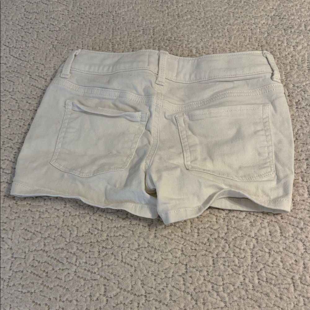 SO Kids White Denim Shorts B4